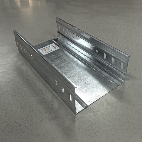 Zinc Plated Cable Tray Construction Customizable Lengths Hdg Cable Tray For Streamlined Cable Organization