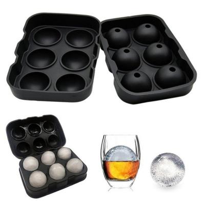 Effortlessly Make Whiskey Round Balls with Reusable Silicone Ice Cube Tray