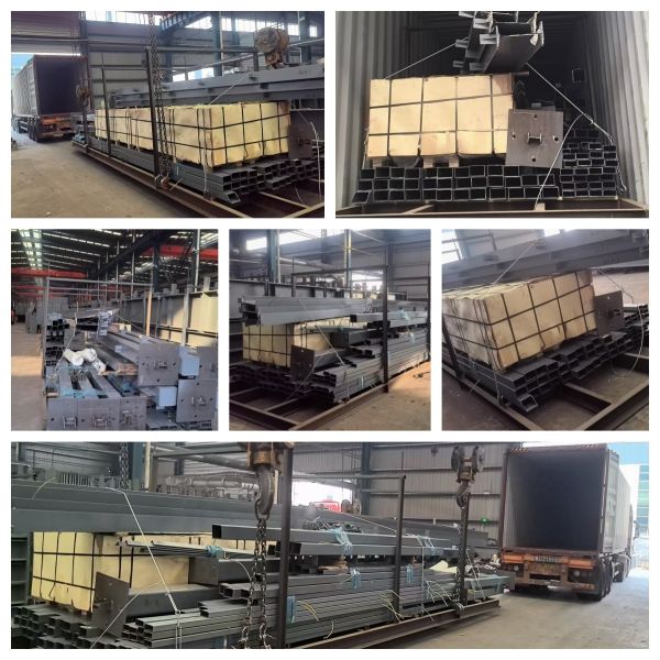 Rustproof Modern Prefab Steel Structure Workshop Metal Frame Structure Construction
