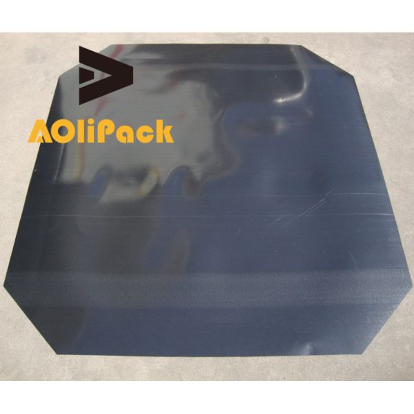 feuille de glissement en plastique de HDPE du noir 800kgs de 0.8mm