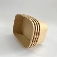 Resistencia al agua 1000 ml Rectangular Cajas de cartón para llevar
