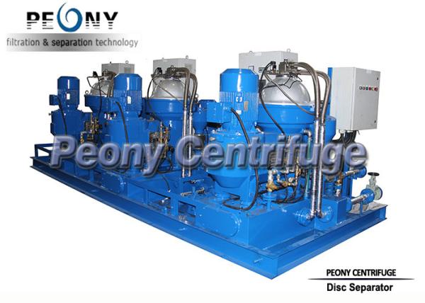 4000 LPH Partial Discharge Diesel Marine Oil Purifier Centrifuge Separation
