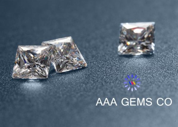 Classical Princess Square Moissanite Eight Arrows And Eight Hearts