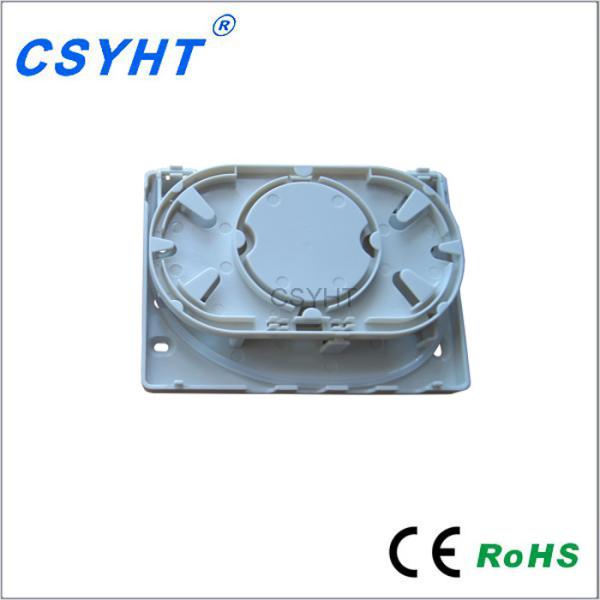 Indoor fiber optic terminal box 4 ports with SC adapters FTTH box wall mount box 4 fibers
