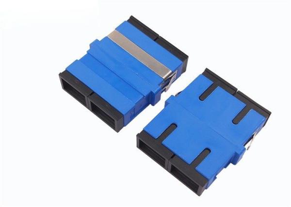 IEC Standard Fiber Optic SC to SC Adapter Duplex with Ceramic  Sleeve without flange Suppliers