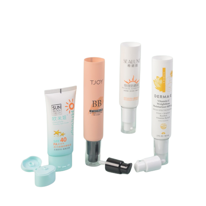 Customized Plastic Tubes Cosmetic Soft Plastic Tube Airless Pump Tube