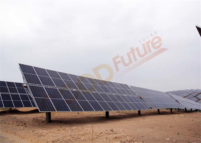 Отслежыватель отслежывателя 150w оси панели одного PV солнечный пассивный солнечный