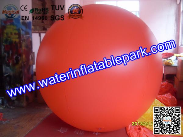Durable PVC Inflatable Advertising Helium Balloon , OEM Inflatable Balloon For Exhibition