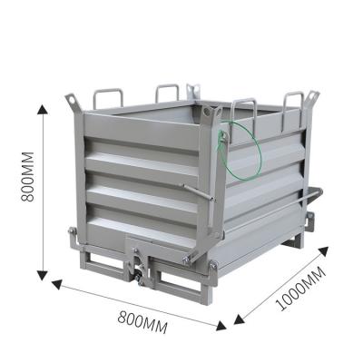 Boîtes à ordures personnalisables Boîtes à ordures pour les déchets et les copeaux de fond de déchets métalliques