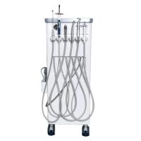 Trolley dental móvil todo en una unidad dental móvil con compresor