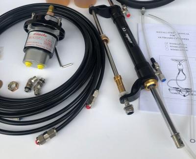 Winibo ZA0301 Marine/Boat Hydraulic Outboard Steering Kit To 90 Hp