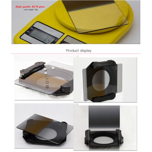 B270 Lens Filters For Portrait Photography , Shooting Sunrise / Sunset Clear Camera Lens Filter