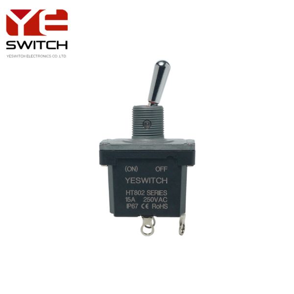 Waterproof IP68 Rating double pole Industrial toggle switch for medical instrument