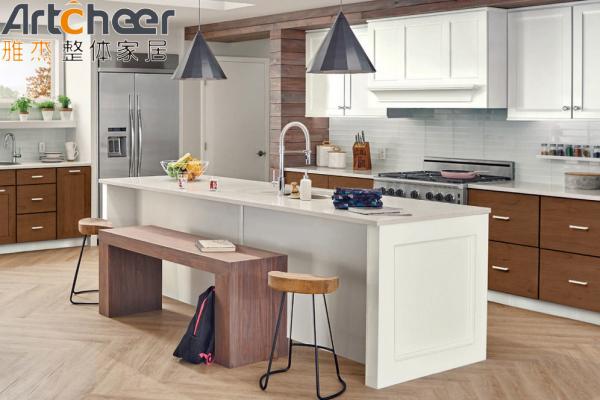 Modular RTA Customized Size Simply Modern Design Lacquer Kitchen Furniture