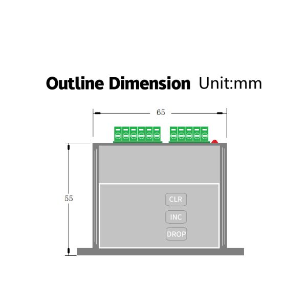 Delta Control Summing Junction Box Elevator Lifting Weighing Overload Controller RS485 Load Cell
