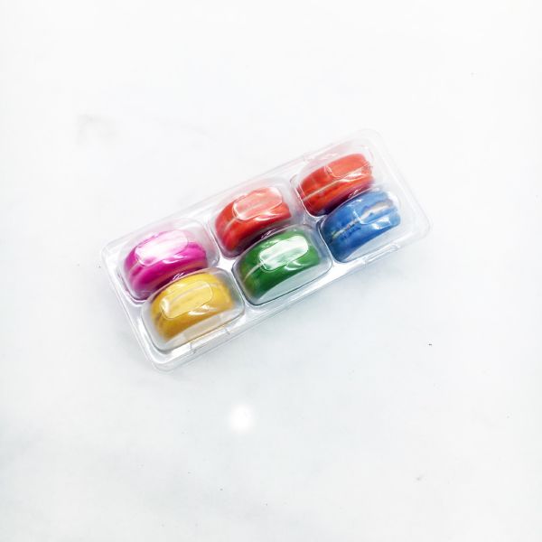 Plastic macaron packaging tray hot sale blister packaging box