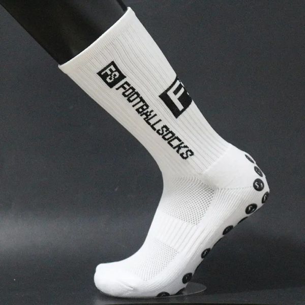 Regular Size Anti-Slip Crew Sports Socks Thicken Cotton Football Socks For Summer