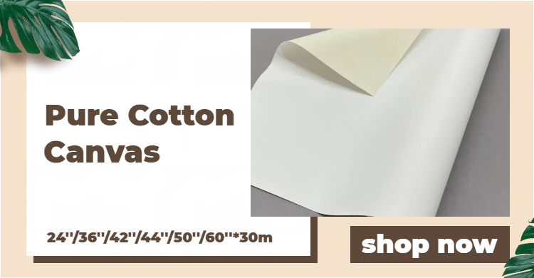 360gsm Matte Pure Cotton Canvas Roll Ready For Oil Painting