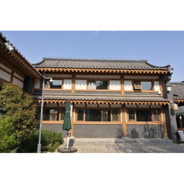 Fireproof Grey Color Chinese Clay Roof Tiles For China Pagoda Garden Building