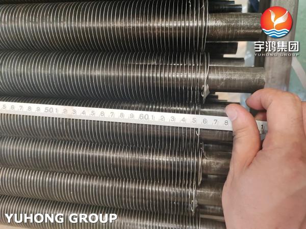 Tuyaux de finition G intégrés ASTM A179 Tuyaux de finition en acier au carbone Al1060 Pour refroidisseur d'air sec