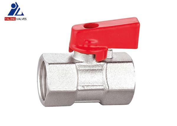 Mini FxF Female Threaded Ball Valve Dn15 Aluminum Handle