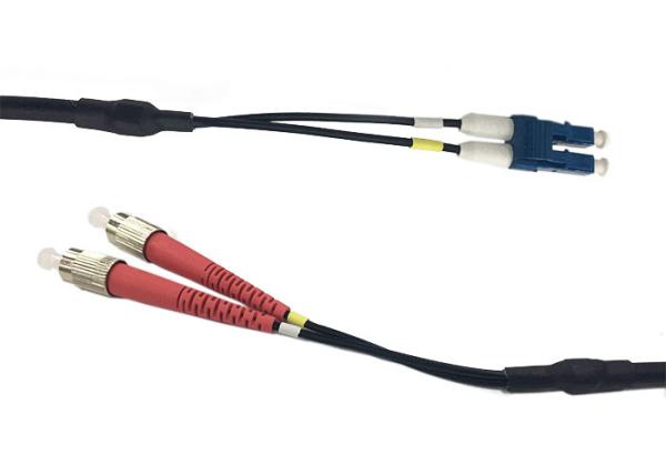 LC/UPC-FC/UPC duplex 4.8mm FTTA fiber optic patch cord singlemode G657A1 LSZH