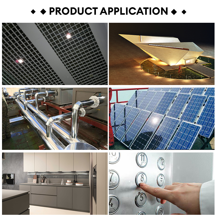 6061 Plaque d'aluminium Surface métallique