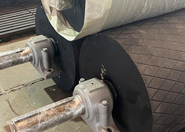 Heavy Duty Tapered Conveyor Roller Slurry FGD Conveyor Tracking Roller