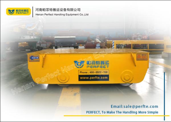 Metallurgy Apply Coil Transfer Trolley Armored Line Powered Railway Tractor on Rails