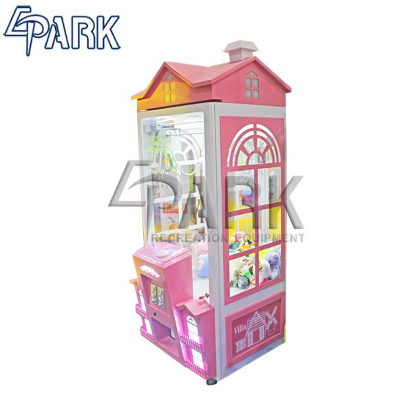 Attractive Toy Crane Game Machine / Coin Operated Gift House Big Crane Claw Machine