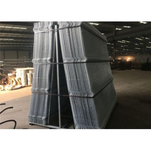 Hot Dip Galvanized Powder Coated Anti Cut Fencing 358 Building Site Clearvu