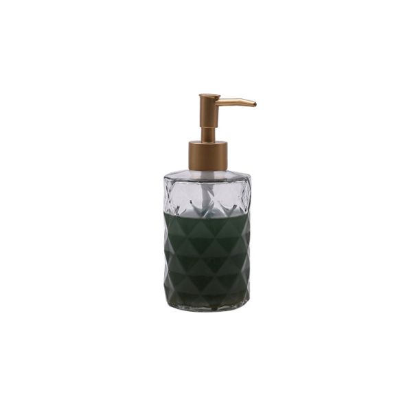 Soap Empty Glass Jars 500ml Hand Sanitizer Bottle With Stainless Steel Pump