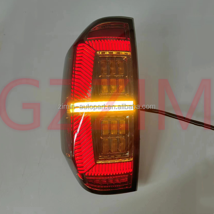 Lumière arrière LED ABS à fumée foncée pour Toyota Tundra 2014-2020