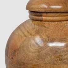Memorials Wooden Urns For Human Ashes Adult Male/Female - Real Wood Cremation Urn For Ashes Adult Men/Women