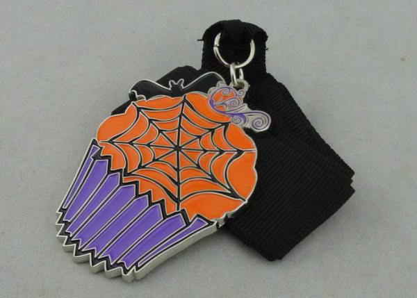 Custom Die Casting Personalized Medals Zinc Alloy with Nickel Plating for Ice Cake
