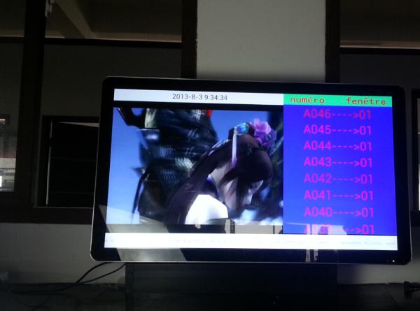 Bank Service Center Waiting Room 4 Rows Queue Token Number Dot Matrix LED Main Display For Queue Management System