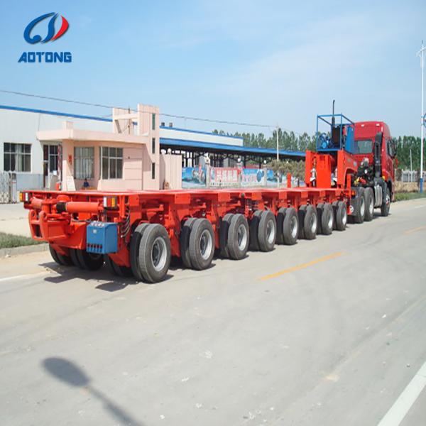 Lowbed Semi Trailer 35000kgs Capacity with Hydraulic Air Suspension