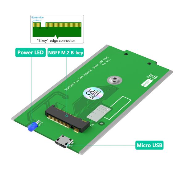 Wireless Network 4G Adapter Windows MacOS Linux M 2 Ngff Ssd Module