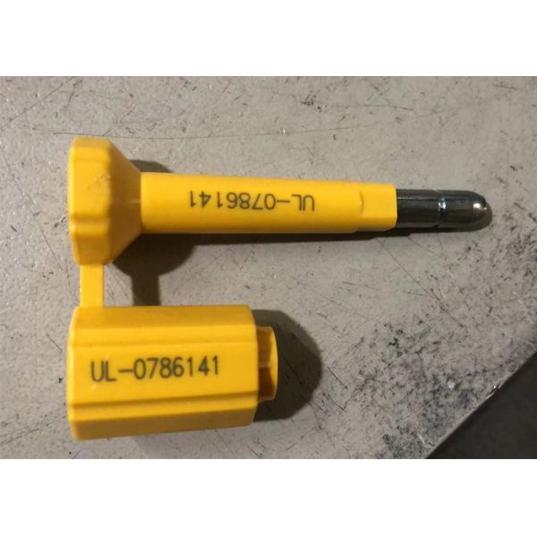 High Security Truck Container Bolt Seal High Tensile Strength Laser Printed