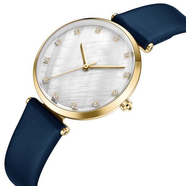 32mm Small Dial Women'S Quartz Watch Fashion Multicolor Leather Strap For Matching