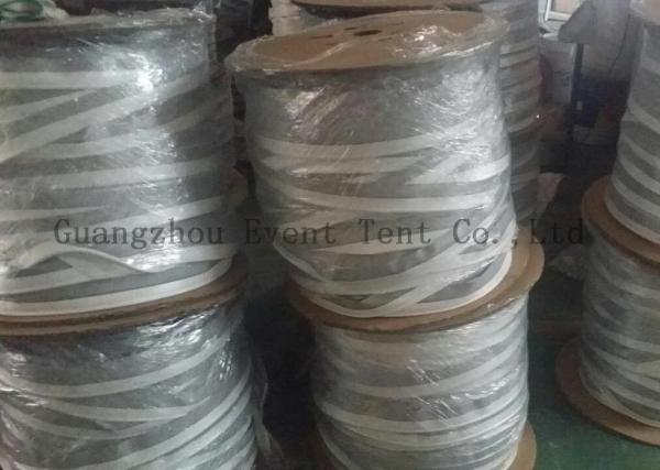 550gsm PVC fabric 35mm double flap keder tent accessories for tent
