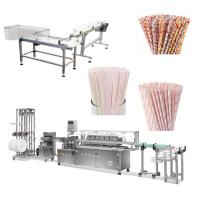 Papel reto natural Straw Machines 100m/Min do CNC da velocidade rápida