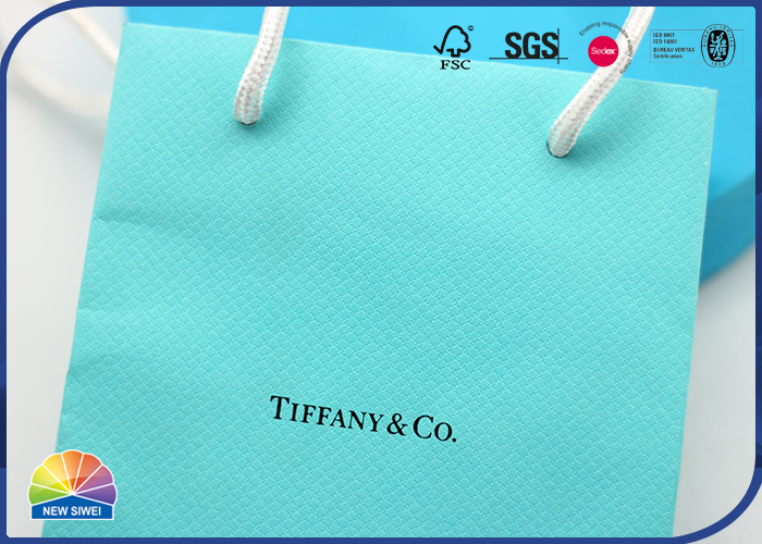 Recyclable подарок бумажной свадьбы кладет персонализированный серебряный горячий штемпелевать в мешки