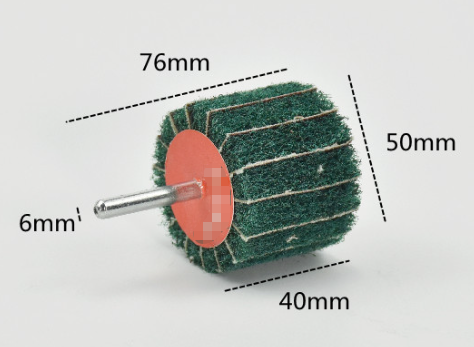 Green Shaft Grinding Flap Wheel Discs 20mm 25mm 30mm 40mm 50mm 60mm 80mm 100mm