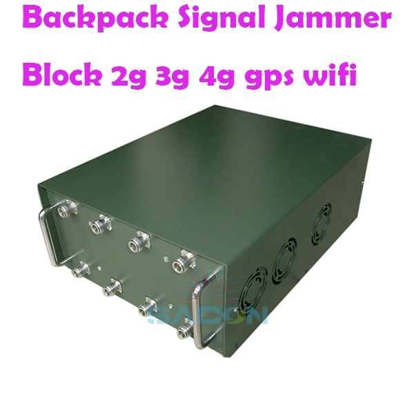 8 фабрика Jammer рюкзака Китая Jammer сигнала мобильного телефона антенн 100m 120w
