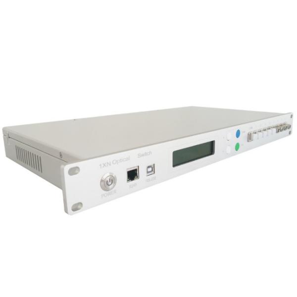 19 Inch Standard 1U Rack 1x16 Fiber Optical Switch Single Mode And Multimode