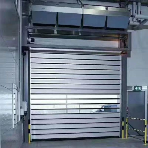 Customization Grey Aluminum Alloy Fast Rolling up and Shutting Door for Warehouse Security