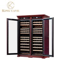 Cooler à vin en bois rouge King Cave pour les armoires à vin haut de gamme