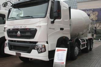 ISO Standard Concrete Mixer Truck With Reduction Box / Motor 290HP