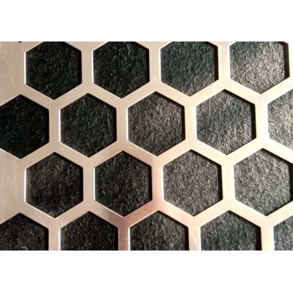 1.0mm Thick Galvanized Perforated Metal Sheet Customized Hole Shape Decoration